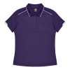 Hamilton Womens Polos Purple White